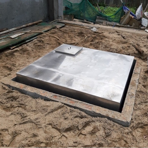 Có nên sử dụng bể vuông inox bo góc tạo gân? 3 Bể làm bằng chất liệu inox 304