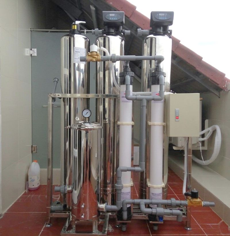 Lắp hệ thống lọc nước tổng cho Biệt thự Linh đàm, Hà Nội