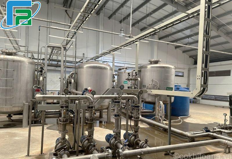 Lắp đặt thiết bị lọc nước đầu nguồn, thiết bị lọc nước RO tại nhà máy chế biến Sữa