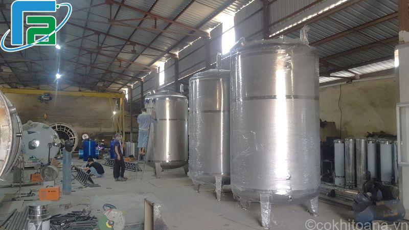 Công ty cơ khí Toàn Á sản xuất bồn chứa công nghiệp thực phẩm uy tín tại Hà Nội