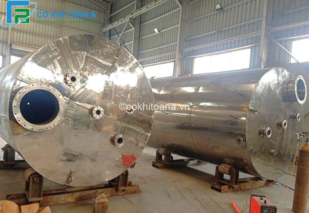 Sản xuất Bồn áp lực inox 304 chính hãng – Giải pháp an toàn, bền bỉ cho công nghiệp