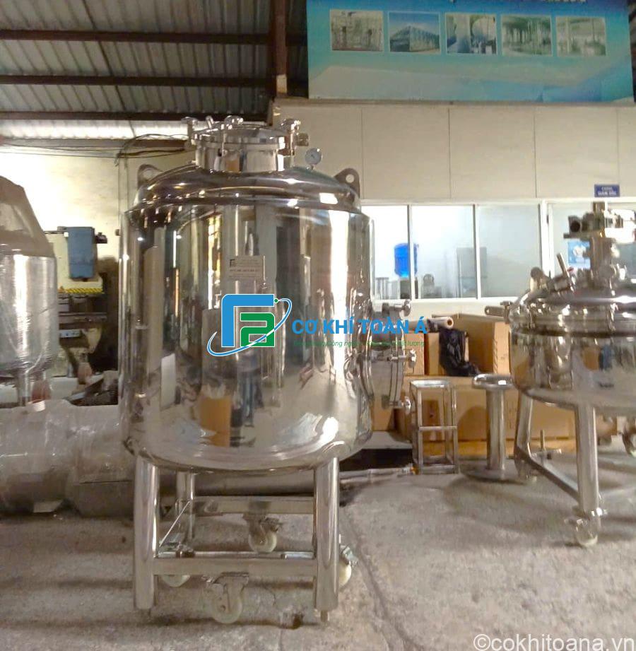 Cơ Khí Toàn Á chế tạo Máy khuấy trộn inox 316 cho ngành thực phẩm – Tăng năng suất 30%, theo tiêu chuẩn GMP