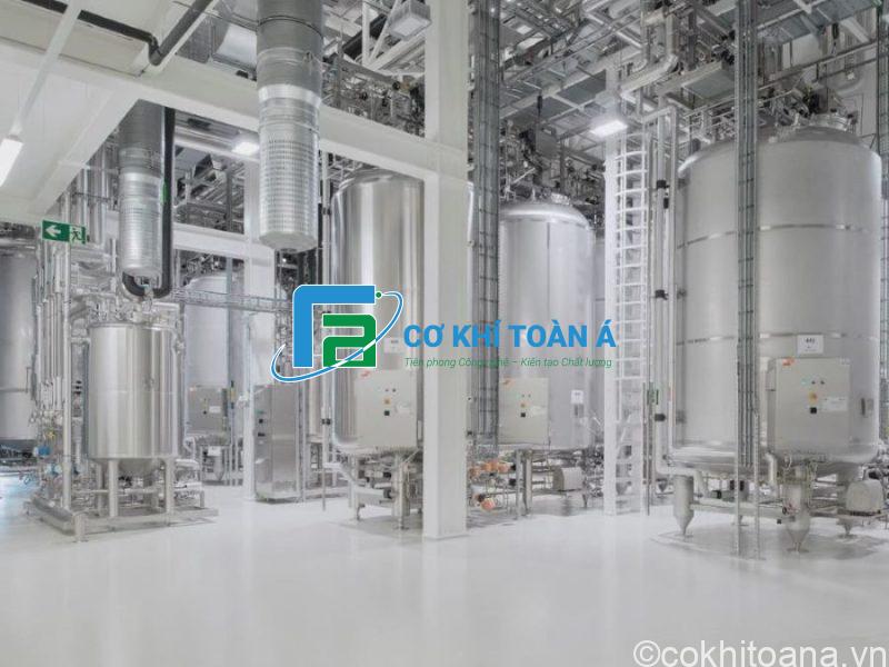 Gia Công Bồn Inox Vi Sinh Chất Lượng Nhật Bản Tại Cơ Khí Toàn Á: Đáp Ứng Tiêu Chuẩn Cao Nhất Cho Ngành Thực Phẩm Và Dược Phẩm