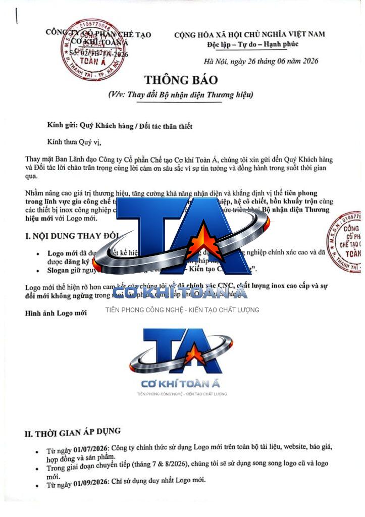 co khi toan a ra mat bo nhan dien thuong hieu 1