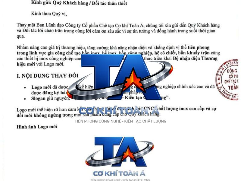 co khi toan a ra mat bo nhan dien thuong hieu 1