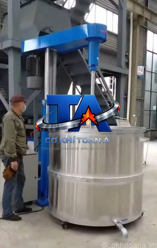 bao tri may khuay tron inox chong no atex trong nha may hoa chat