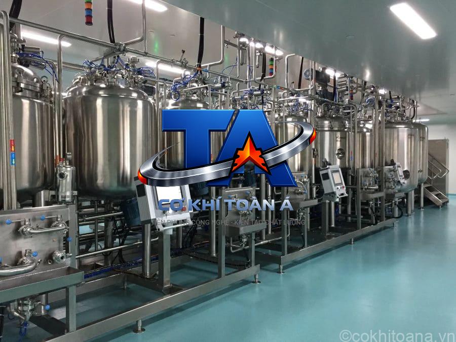may khuay tron inox chong no atex trong nha may hoa chat