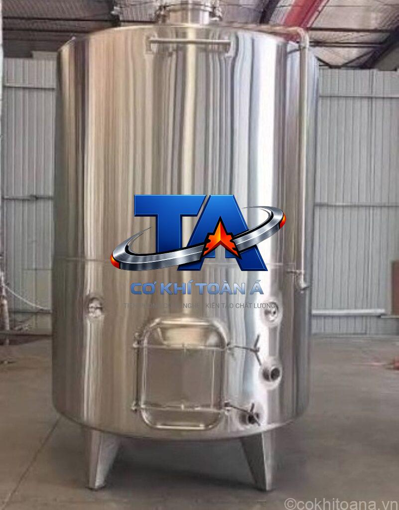 Thân bồn khuấy trộn inox lên men rượu và nước giải khát