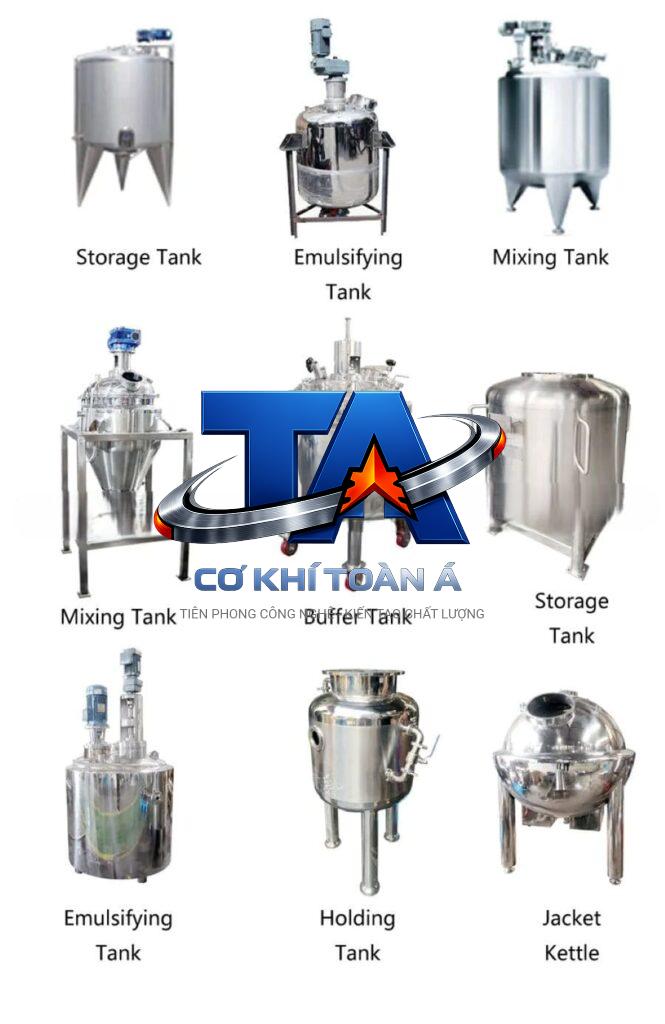 Top các mẫu bồn khuấy trộn inox lên men rượu & nước giải khát đang được ưa chuộng nhất hiện nay