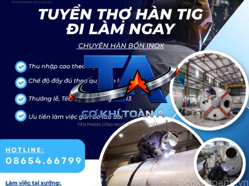 tuyen tho han tig inox