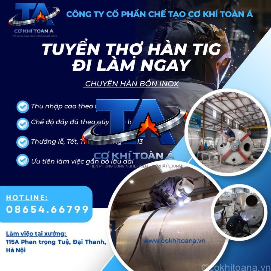 tuyen tho han tig inox