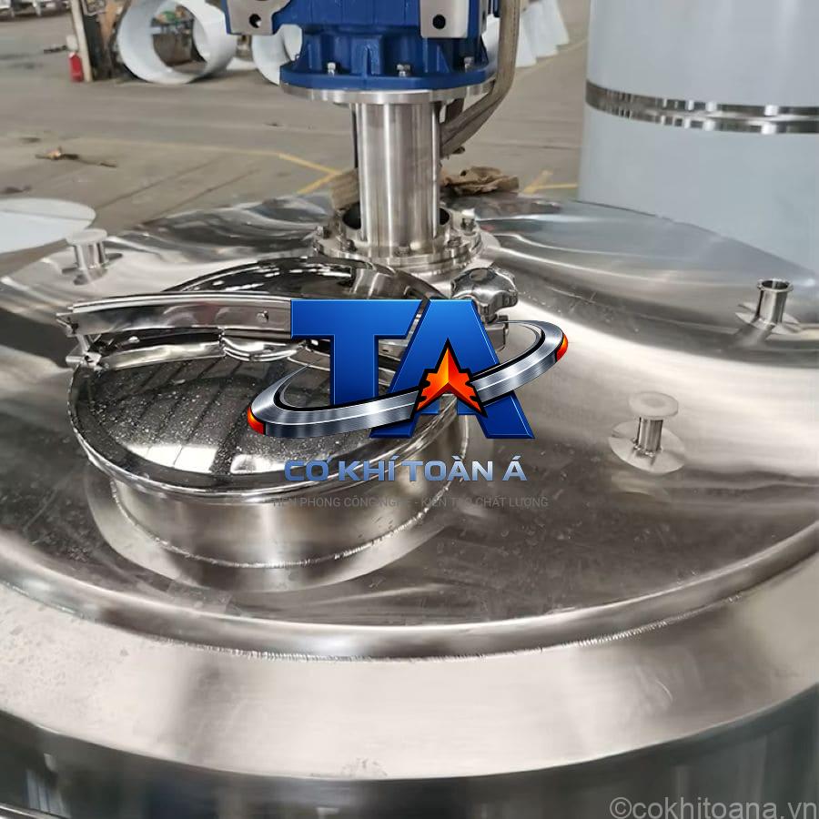 Vật liệu inox & bề mặt bồn khuấy trộn inox lên men rượu đúng chuẩn